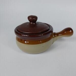 French Onion Soup‎ Bowl/Serving Pot with Lid & Handle